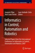 Informatics in Control, Automation and Robotics