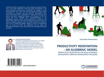 PRODUCTIVITY REDEFINITION - AN ALGEBRAIC MODEL
