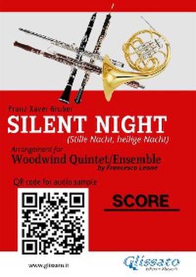 Woodwind Quintet score of "Silent Night"