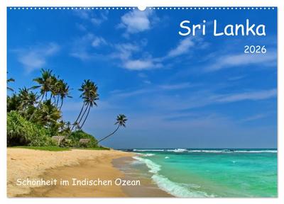 Sri Lanka, Schönheit im Indischen Ozean (Wandkalender 2026 DIN A2 quer), CALVENDO Monatskalender