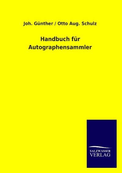 Handbuch für Autographensammler