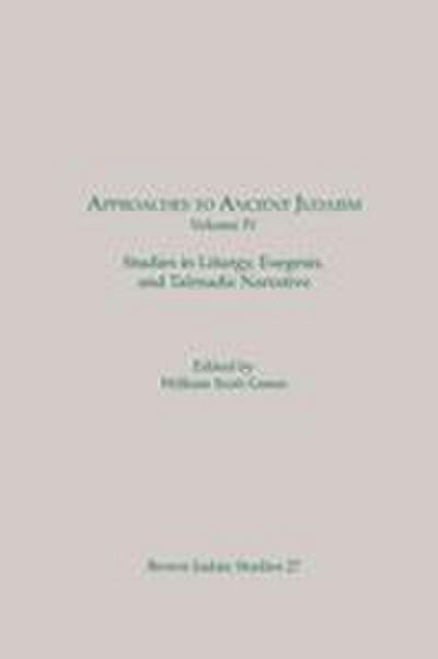 Approaches to Ancient Judaism, Volume IV