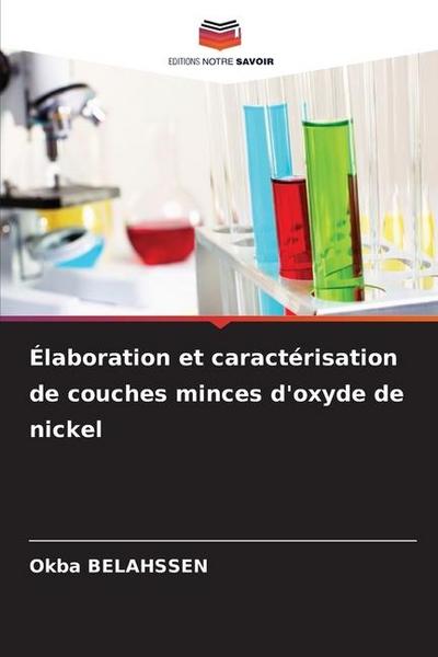 Élaboration et caractérisation de couches minces d’oxyde de nickel