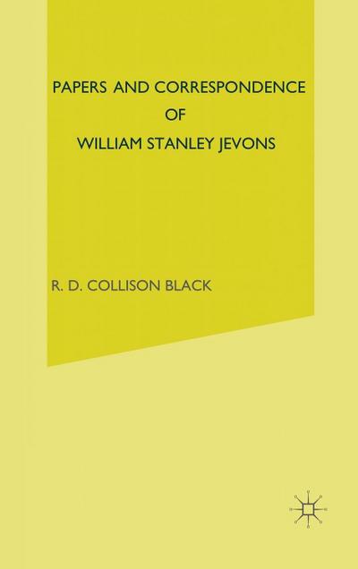 Papers and Correspondence of William Stanley Jevons