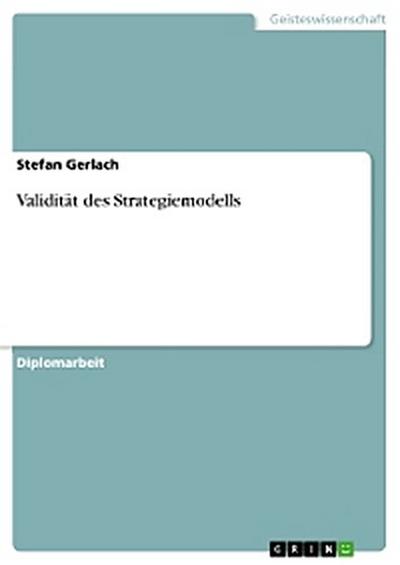 Validität des Strategiemodells