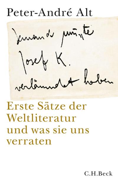 ’Jemand musste Josef K. verleumdet haben ...’
