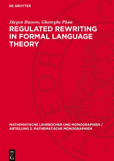 Regulated Rewriting in Formal Language Theory