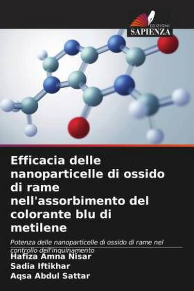 Efficacia delle nanoparticelle di ossido di rame nell’assorbimento del colorante blu di metilene