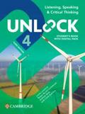 Unlock Level 4 Listening, Speaking and Critical Thinking Student’s Book with Digital Pack