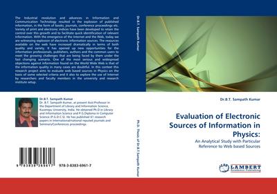 Evaluation of Electronic Sources of Information in Physics: