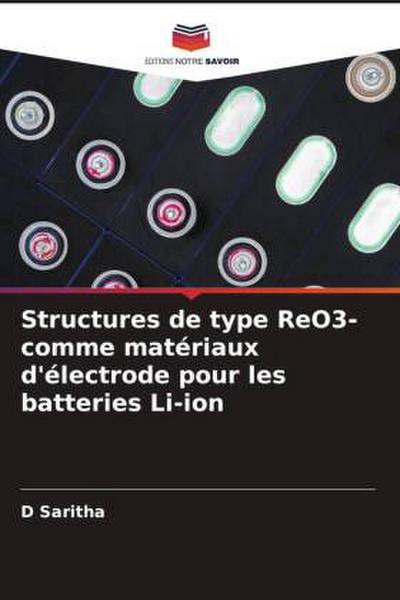 Structures de type ReO3- comme matériaux d’électrode pour les batteries Li-ion