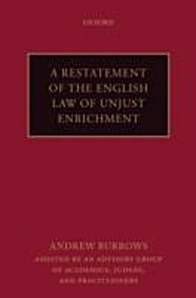 Restatement of the English Law of Unjust Enrichment