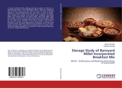 Storage Study of Barnyard Millet Incorporated Breakfast Mix
