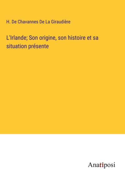 L’Irlande; Son origine, son histoire et sa situation présente