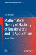 Mathematical Theory of Elasticity of Quasicrystals