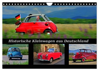 Historische Kleinwagen aus Deutschland (Wandkalender 2026 DIN A4 quer), CALVENDO Monatskalender