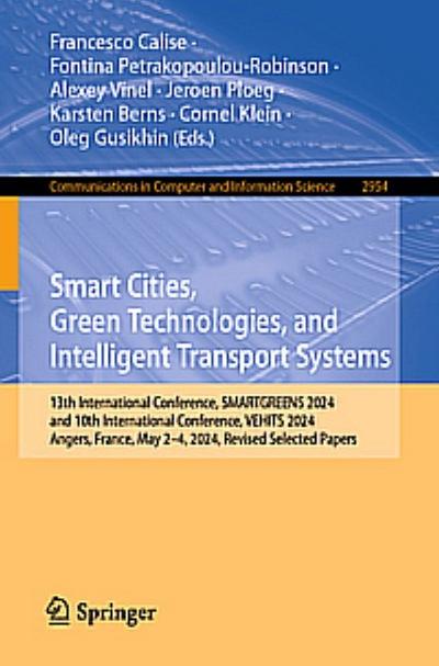 Smart Cities, Green Technologies, and Intelligent Transport Systems