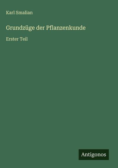Grundzüge der Pflanzenkunde