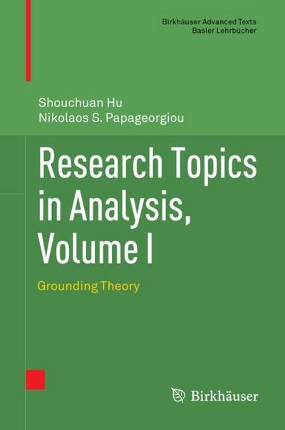 Research Topics in Analysis, Volume I