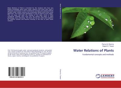 Water Relations of Plants
