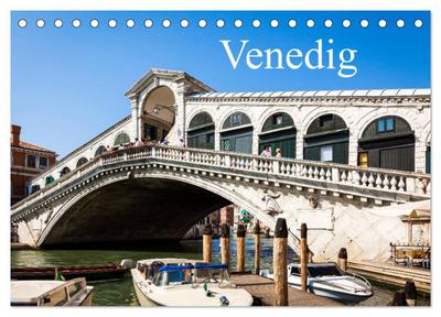Venedig (Tischkalender 2026 DIN A5 quer), CALVENDO Monatskalender