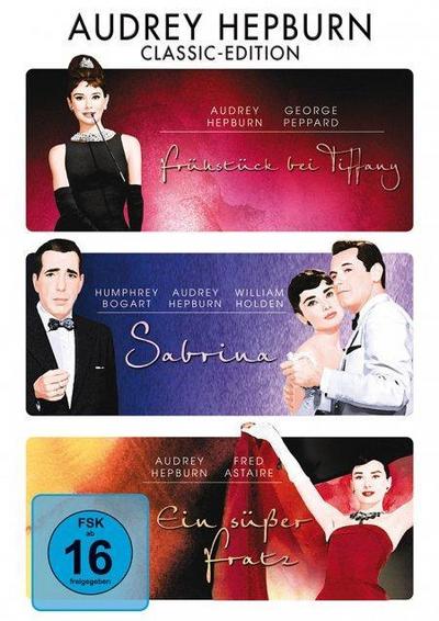 Audrey Hepburn Classic-Edition - Frühstück bei Tiffany, Sabrina, Ein süßer Fratz DVD-Box