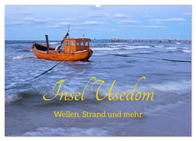 Insel Usedom - Wellen, Strand und mehr (Wandkalender 2026 DIN A2 quer), CALVENDO Monatskalender
