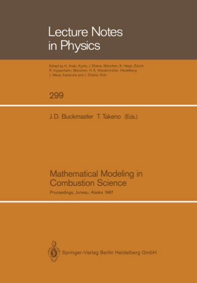 Mathematical Modeling in Combustion Science