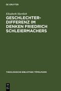 Geschlechterdifferenz im Denken Friedrich Schleier