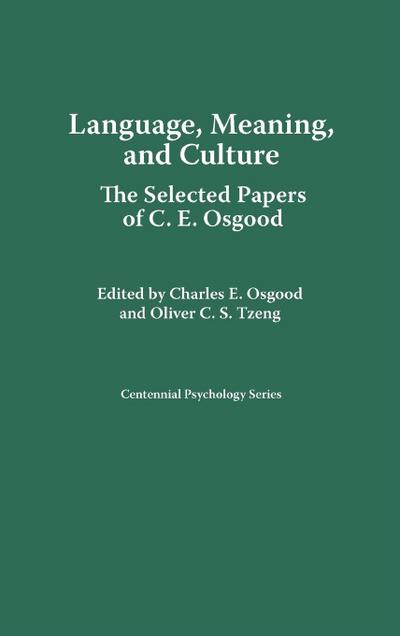 Language, Meaning, and Culture