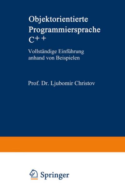 Objektorientierte Programmiersprache C++