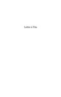 LETTRE A TITA VOLUME 2