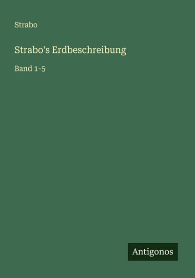 Strabo’s Erdbeschreibung