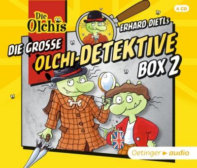 Die große Olchi-Detektive-Box 2, 4 Teile. Tl.2, 4 Audio-CD