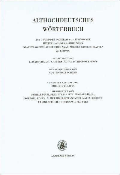Althochdeutsches Wörterbuch M-N, 2. Lieferung (gi-mah bis mammunti).