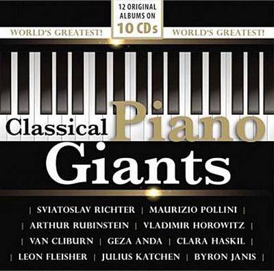 World’s Greatest Classical Piano Giants, 10 Audio-CDs