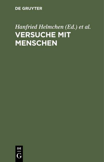 Versuche mit Menschen
