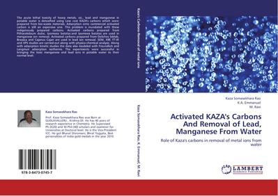 Activated KAZA’s Carbons And Removal of Lead, Manganese From Water
