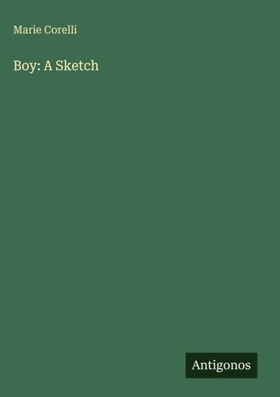 Boy: A Sketch