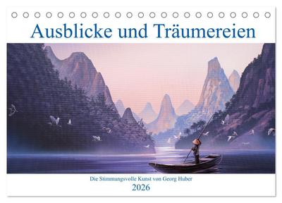 Paradise, Ausblicke und Träumereien (Tischkalender 2026 DIN A5 quer), CALVENDO Monatskalender