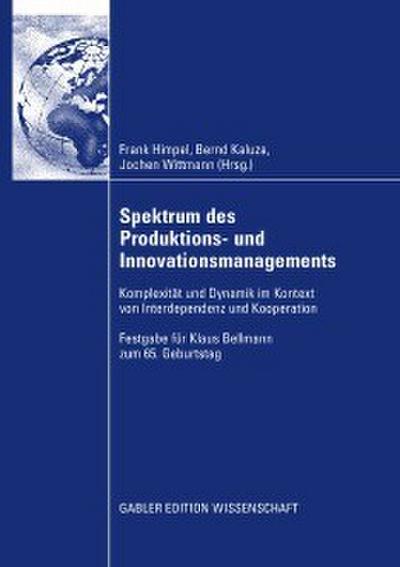 Spektrum des Produktions- und Innovationsmanagements