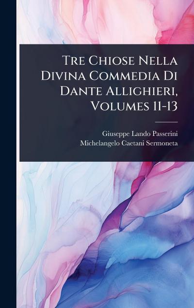 Tre Chiose Nella Divina Commedia Di Dante Allighieri, Volumes 11-13