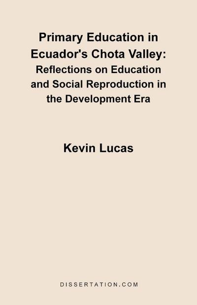 Primary Education in Ecuador’s Chota Valley