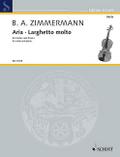 Aria · Larghetto molto: Zwei Alternativsätze zu Satz II der "Kleinen Suite" für Violine und Klavier. Violine und Klavier. (Edition Schott)