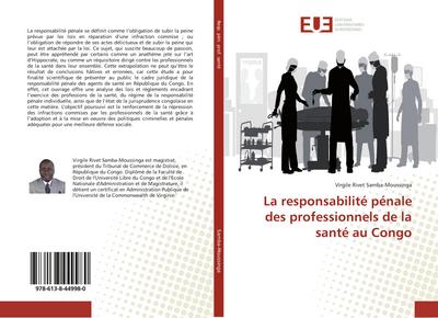 La responsabilité pénale des professionnels de la santé au Congo