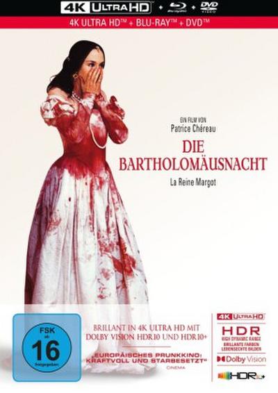 Die Bartholomäusnacht, 1 UHD Blu-ray + 1 Blu-ray + 1 DVD (Limited Collector’s Edition im Mediabook)