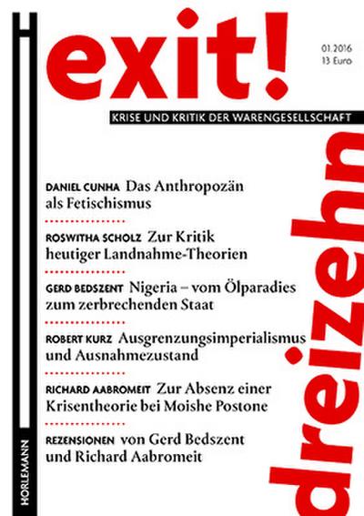 EXIT! - Krise und Kritik der Warengesellschaft. Nr.13