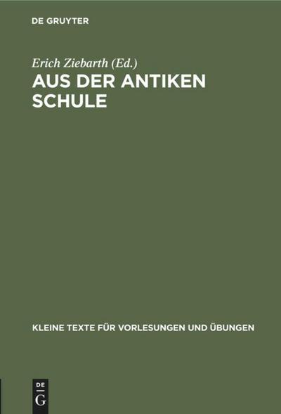 Aus der antiken Schule