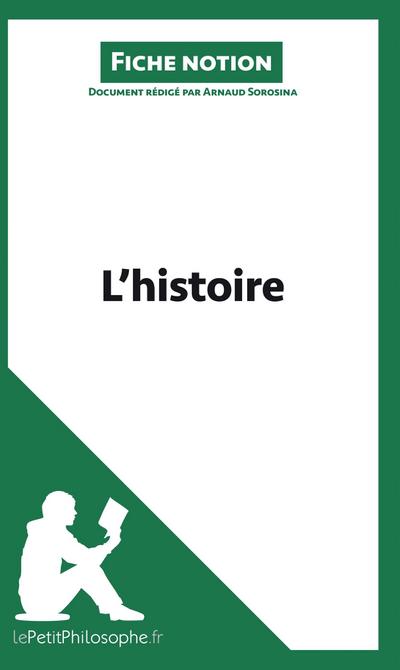 L’histoire (Fiche notion)