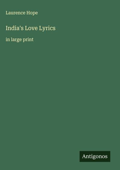 India’s Love Lyrics